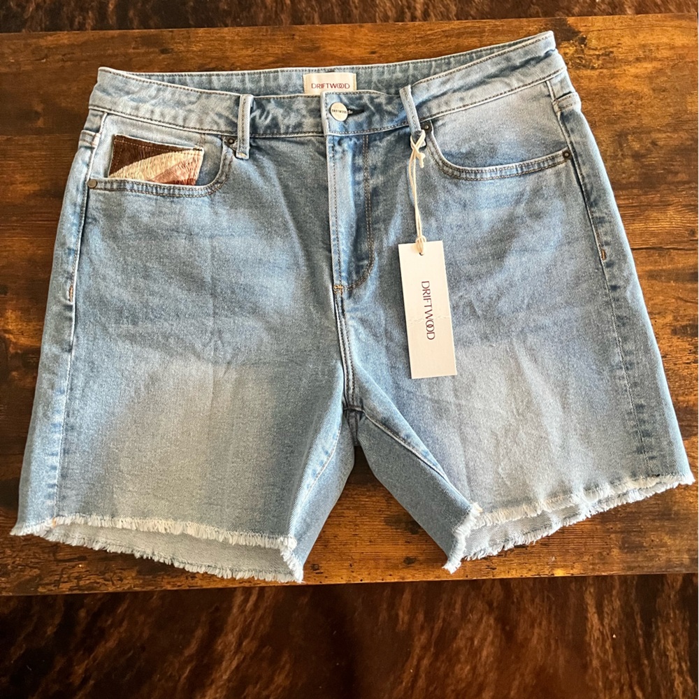 DRIFTWOOD Light Blue Women Jean Shorts